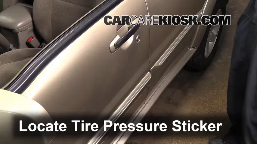 2003 Suzuki XL-7 Touring 2.7L V6 Tires & Wheels Check Tire Pressure